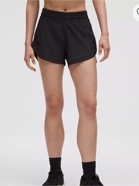 Lululemon Track That High-Rise Lined Running shorts Size 6